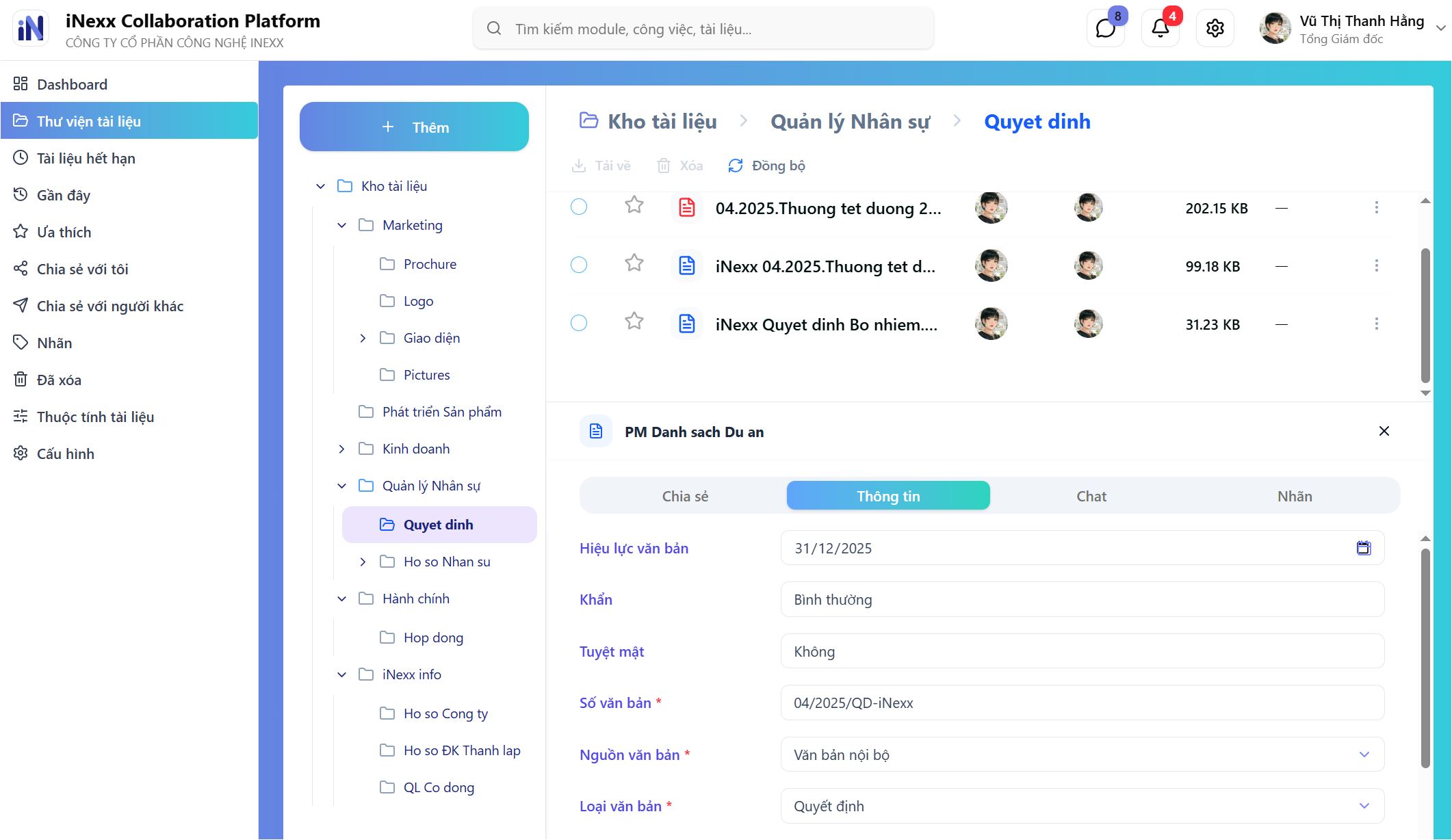 iNexxBox - Th&ocirc;ng tin t&agrave;i liệu