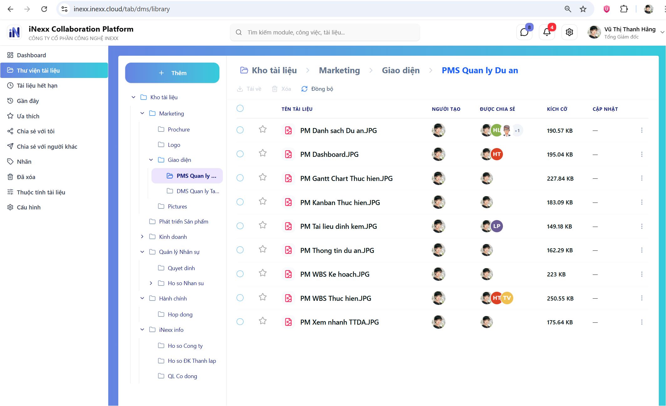 Thư viện t&agrave;i liệu